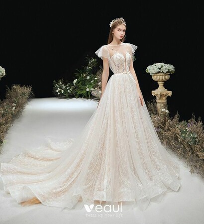 bridal gown, wedding dress 2020 and beading