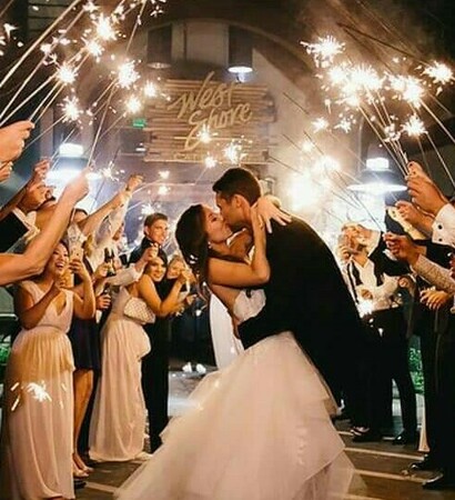 stars, fireworkd and wedding goals
