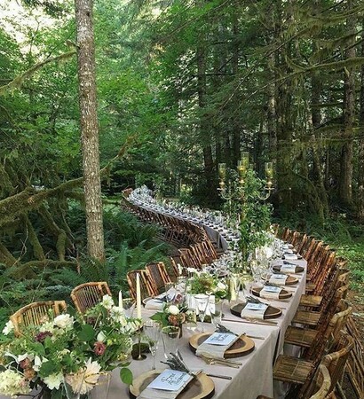 wedding reception, donuts and bride