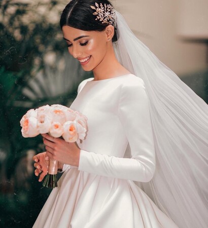 happy, dress and bride