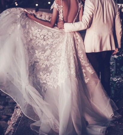 spousal, goals and wedding dress