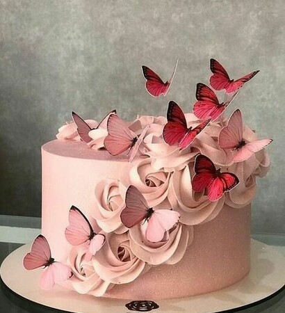 cakes, birthday and buttercream