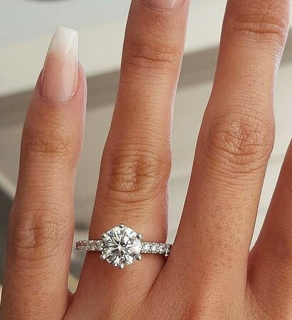 wedding ring, diamond ring and silver ring