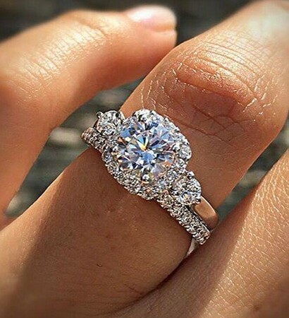 diamond ring, ring and goal