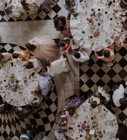 table, interior and setting