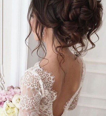 hair, elegant and wedding hair