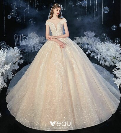 girl, bridal gown and glitter tulle