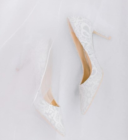 beauty, bride and heels