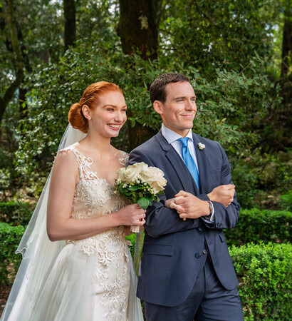 netflix, eleanor tomlinson and love wedding repeat