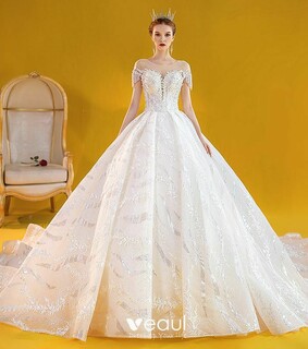girl, bride and tulle wedding gown