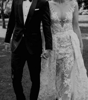 black & white, dress and girl