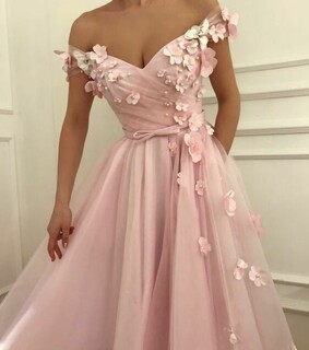 fancy, pink and dress