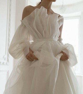 wedding dress, bride and look