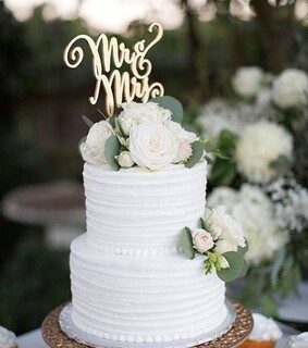 wedding cake and en