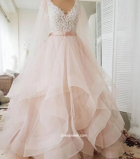 v neck wedding dresses, ball gown wedding dresses and 2020 wedding dresses