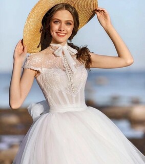 gowns, lace and bride