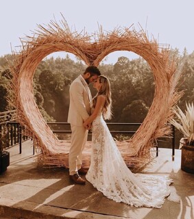 ceremony, wedding dress and beautiful