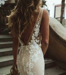 white, lace and dress