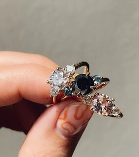 diamonds, rings and nails