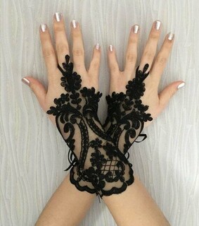 elegants glove, wedding gloves and black lace gloves
