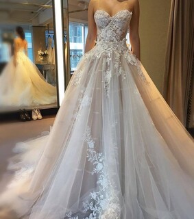 bride, haute couture and dress