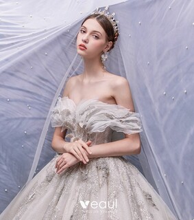 bridal, bridal gown and tulle wedding gown
