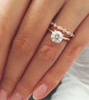 ring, diamond and love