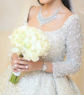 Queen, bride and luxury