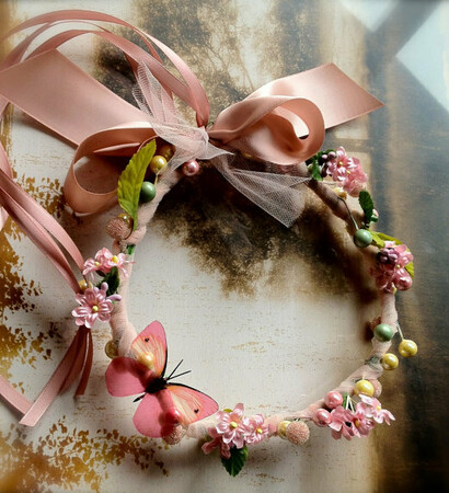 wreath, ballet and butterfly