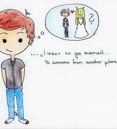cartoon pictures, wish and married