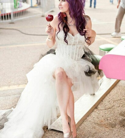 candy, love and purple hair