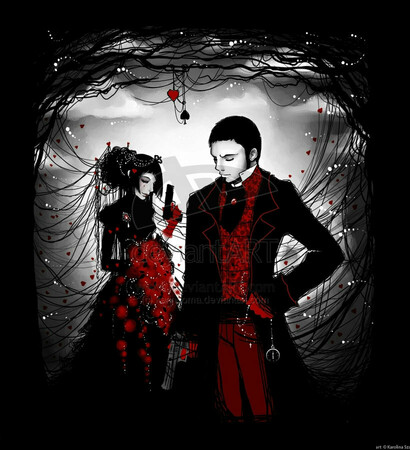 dark, digital art and karincoma
