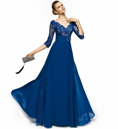 dress, blue and long dress