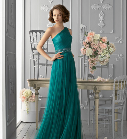 long dress, dresses 2013 and green