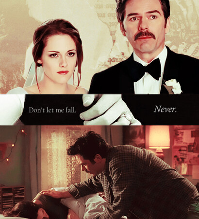 film quotes, bella and charlie and twilight wedding