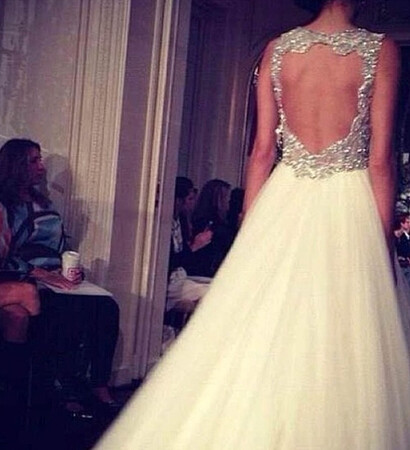 beautiful, fashion and wedding dress