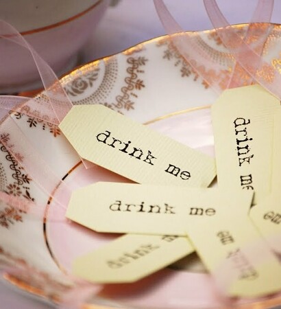 plate, drink and sweet