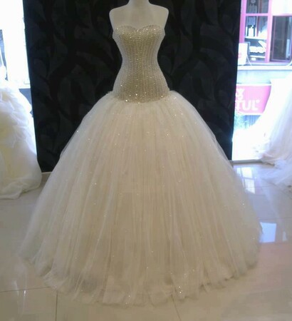 fashion, girl and wedding dress