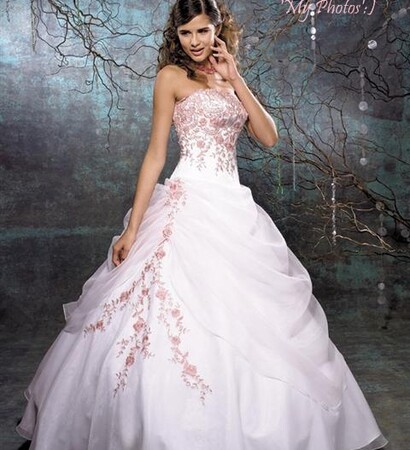 formal, woman and pink