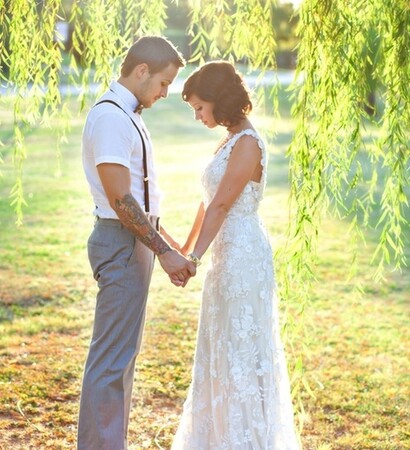 wedding day, couple and weding dress