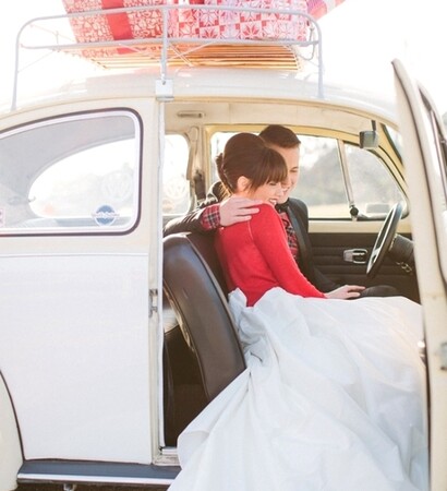 photo, presents and car