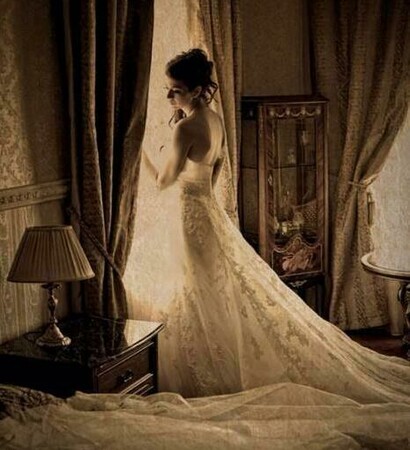 dress, girl and weding