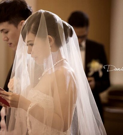 beautiful, church and asian wedding