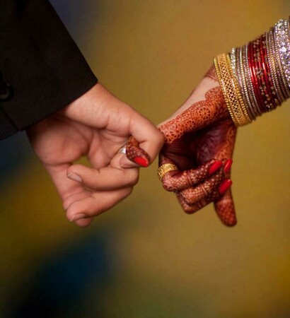 ring, pinky promise and henna