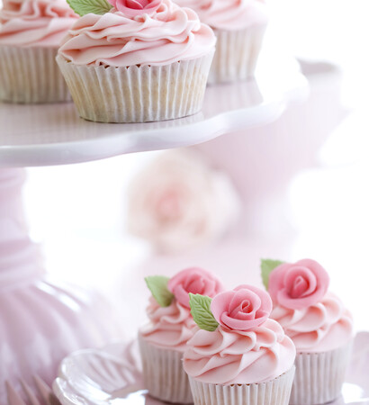 flowers, delicious and sweets