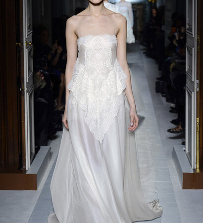 Valentino, designer and bride