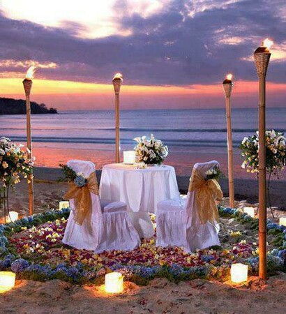 romantic, casamento and praia
