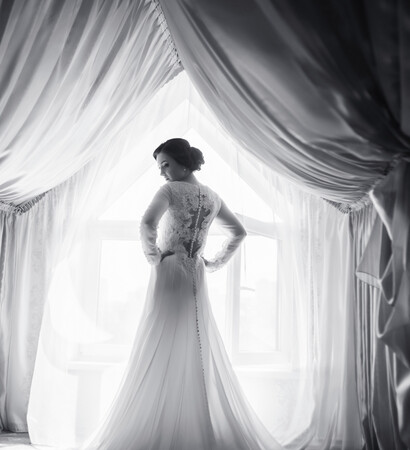 dress, beautiful and black and white