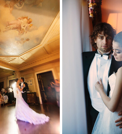 bride, wedding veil and happy