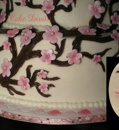 heart topper, round tiered wedding cake and orange county